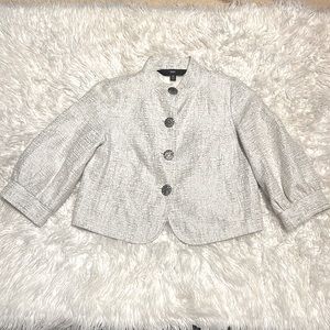 💥 Wintery Cropped Blazer Jacket - Lined XS 💥